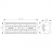 Bară Led Auto Off Road - 160W - 160 SMD LED