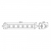 Bară Led Auto Off Road - 18W - 6 SMD LED