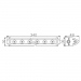 Bară Led Auto Off Road - 36W - 12 SMD LED