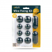 Set de fixare cabluri - autoadeziv - negru - 10 buc/pachet