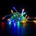 Șir de lumini colorate pentru Crăciun - 50 LED-uri - 5 m - 8 programe