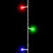 Șir de lumini colorate pentru Crăciun - 50 LED-uri - 5 m - 8 programe