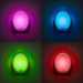 Lumina de veghe LED cu colori alternante Premium "Smooth" - 7 LED, 8x10cm