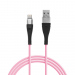 Delight - Cablu de date - iPhone "lightning", înveliş siliconic, 4 culori - 1 m