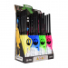 Brichetă pe gaz - reîncărcabilă - multicolor - 27 cm