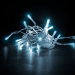 Perdea luminoasă - 200 LEDuri - alb rece - IP44 - 4,2 m - 8 programe