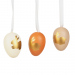 Decor de Paște - set ouă - 3 tipuri - 3 cm - 12 buc/pachet