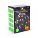 Șir lumină solară - floare - 2,4 m - 25 LED-uri alb cald