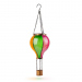 Lampă solară suspendabilă - balon cu aer cald - efect de flacără - 12 LED galbene - 11 x 11 x 37 cm
