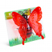 Lampă solară - fluture - multicolor - 12 x 6 x 21,5 cm - 4 LED