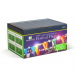 Șir de lumină solară - steag - 4 m - 35 LED-uri colorate