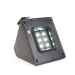 Lumină solară pentru jgheab - 6 LED-uri SMD alb rece - negru