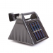 Lumină solară pentru jgheab - 6 LED-uri SMD alb rece - negru