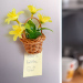 Decor din plante artificiale - magnetic - modele variate - 7 x 4,7 x 4,7 cm