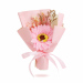 Decor cu floare artificială - floarea-soarelui - 17 x 11 x 3 cm