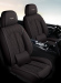 Huse auto premium 5 locuri Carguard Deluxe piele ecologică perforată - negru
