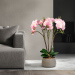 Decorațiune cu plantă artificială – Orhidee roz – 58 cm