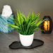 Plantă artificială decorativă - Iarbă artificială verde - 20 x 8 cm