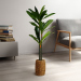 Plantă decorativă artificială Dracaena Fragrans – 1,1–1,2 m, verde
