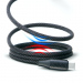 Cablu de date Type-C / Type-C, magnetic, 1 m, 3A, 60W, negru