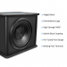 Subwoofer pasiv de 25cm (10") , 250W RMS / 500W Peak, RECOIL RS 10