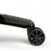 Scaun de gaming ergonomic cu pernă, tetieră, suport picioare și spătar rabatabil, gri/negru/albastru, 84 x 52 / 48 x 50 cm