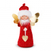 Figurină decorativă Crăciun – Îngeraș textil – 30 cm – 4 modele