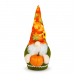 Figurină decorativă de toamnă – Moș cu dovleac – 35 cm – 2 modele