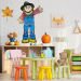 Decorațiune de toamnă – sperietoare cu membre mobile – din hârtie – 91,4 cm