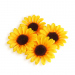 Decorațiune de toamnă – floarea-soarelui – 3 culori – set 4 bucăți