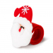 Decorațiune de Crăciun – brățară / accesoriu pentru coc – Moș Crăciun – 21 x 8 cm