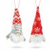 Decor de Crăciun – spiriduș scandinav textil – 15 cm – 2 modele
