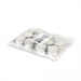 Set 20 lumânări tip pastilă (tealight) albe – Ø37 mm