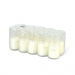 Rezervă lumânare tip pastilă (tealight) – Ø4,8 cm – alb