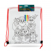Sac de Sport Colorabil ca - Cu 4 Markere, 33 x 27 cm - 2 Modele