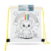 Sac de Sport Colorabil - Cu 4 Markere, 33 x 27 cm - 4 Modele