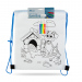 Sac de Sport Colorabil - Cu 4 Markere, 33 x 27 cm - 4 Modele