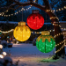Decor Luminos Crăciun - Ornament Sferic - 60 LED - 60 x 83 cm - Verde - 100-240 V AC