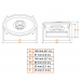 Difuzoare auto Hertz Dieci DCX 460.3, set coaxial 2 căi, 4x6 inch, 40W RMS, 4Ω, 2 difuzoare
