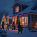 Decor Luminos Crăciun - Șir Lumini LED - 50 m - Multicolor - 1000 LED - 220-240V - 9W - Cablu Verde