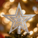 Set de ornamente pentru brad – 100 de globuri + vârf stea – argintiu