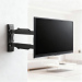 Suport TV de perete reglabil – pentru ecrane 17”-55”, 35 kg, VESA universal, negru