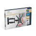 Suport TV de perete reglabil – pentru ecrane 17”-55”, 35 kg, VESA universal, negru