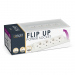 Prelungitor încastrat – 4 prize – tip „flip-up” – alb mat