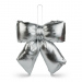 Decorațiune fundă – argintie sclipitoare – 21 x 19 cm – poliester