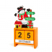 Calendar decorativ din lemn MDF – 13,5 x 7 x 3,5 cm – 3 modele