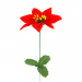 Decorațiune floare artificială – Poinsettia (floare de crăciun) – 50 cm