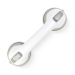 Mâner de sprijin pentru baie cu ventuze – 30 cm – alb – max 50 kg