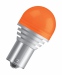 Bec cu led Osram PY21W, 4W, 12V, BAU15s, lumina portocalie