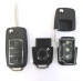 Carcasa telecomanda cheie VW tip briceag negru cu crom